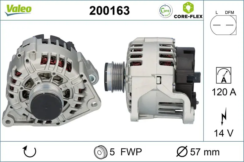 VALEO 200163 Генератор