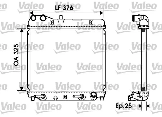 VALEO 734218 Теплообменник