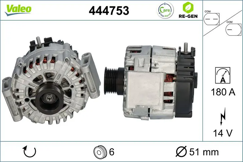 VALEO 444753 Генератор