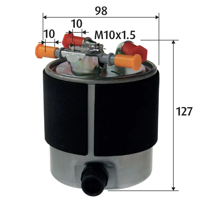 VALEO 587616 Топливный фильтр
