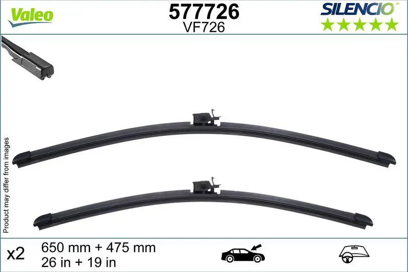 VALEO 577726 Щетка стеклоочистителя