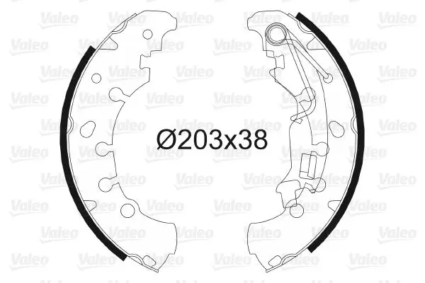 564076 BRAKE SHOES