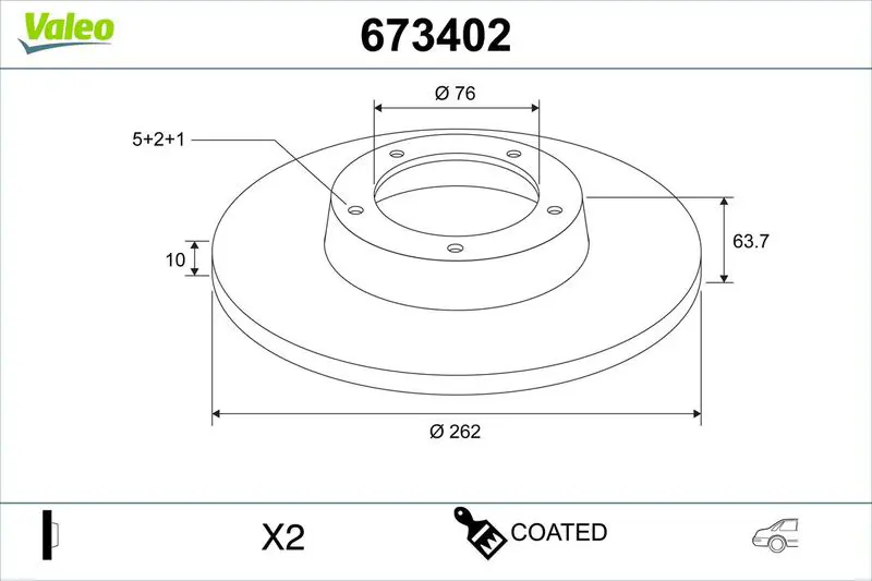 VALEO 673402 Spare part