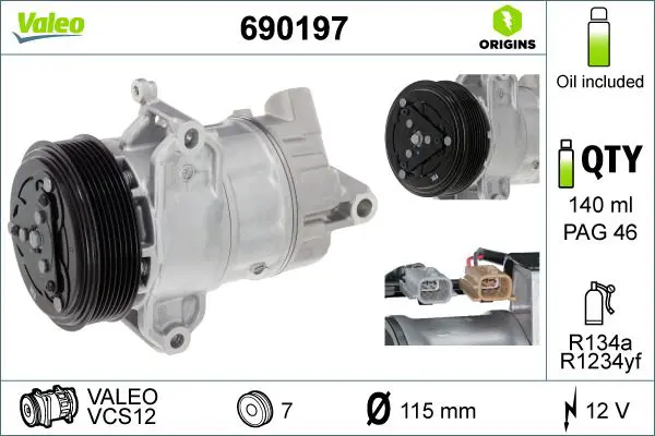 VALEO COMPRESSORS NEW