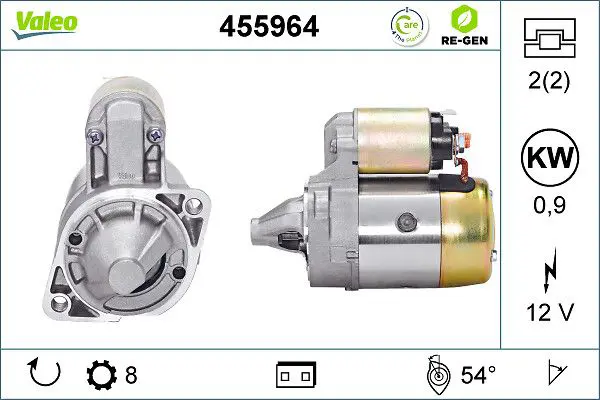 455964 STARTER REMAN RE GEN