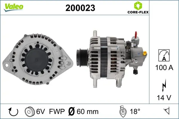  VALEO ALTERNATOR REMAN - CORE-FLEX