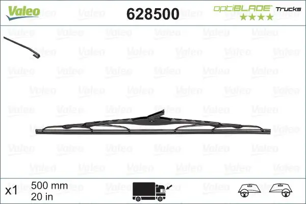 Valeo 628500 Щетка стеклоочистителя