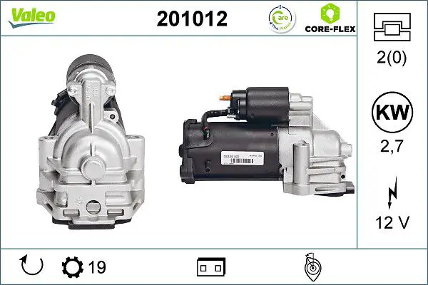  VALEO STARTER REMAN - CORE-FLEX