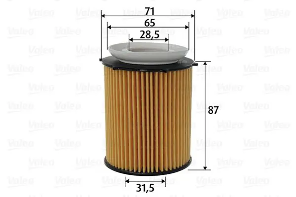 VALEO 586618 Фильтр маслянный