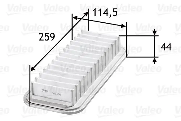 VALEO 585059 Воздушный фильтр