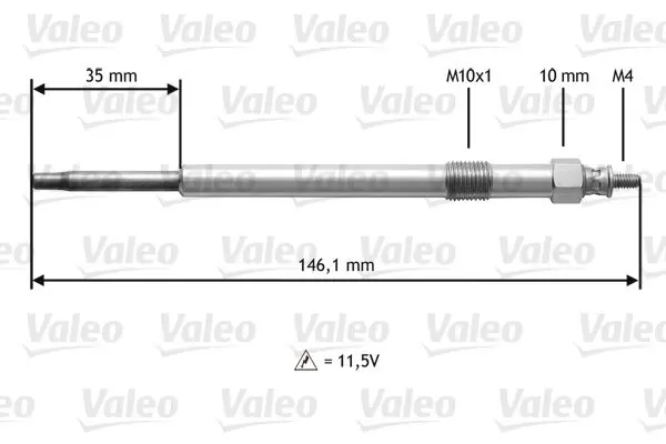  VALEO GLOW PLUG