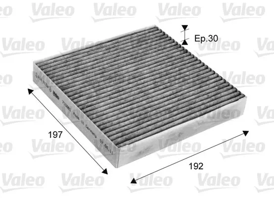 VALEO 715681 Фильтр, воздух во внутренном