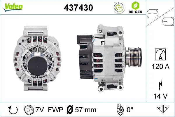 VALEO 437430 Генератор