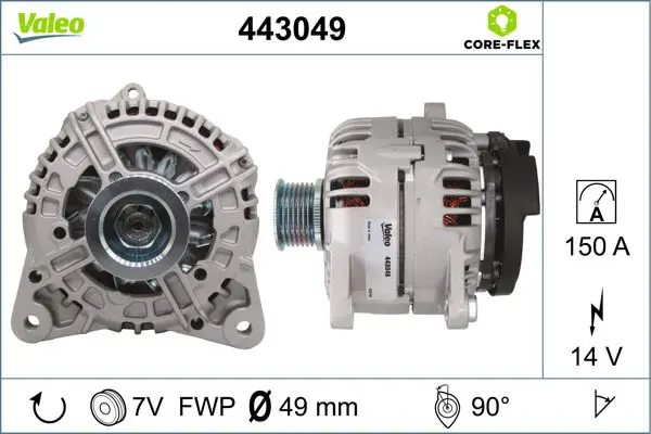 VALEO 443049 Генератор