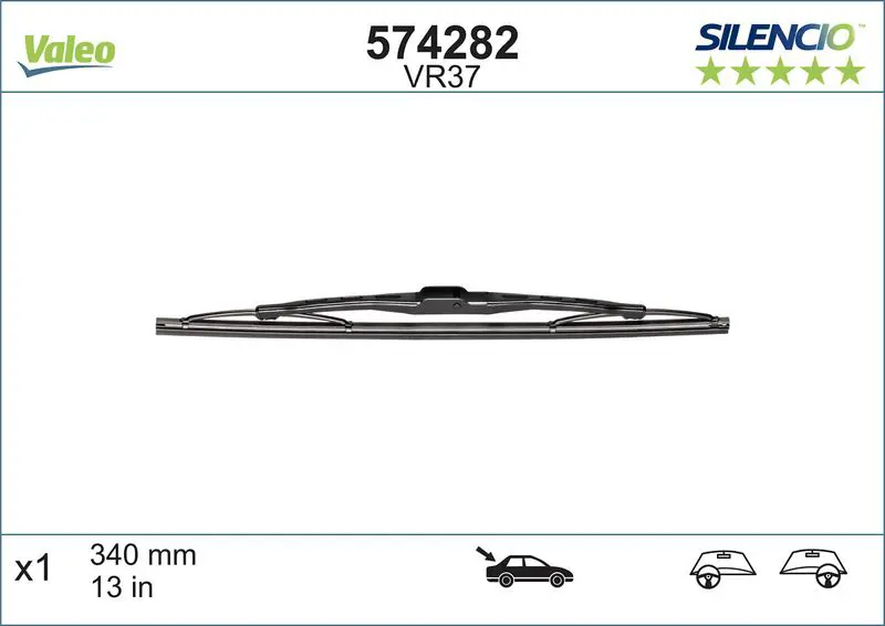 VALEO 574282 Щетка стеклоочистителя