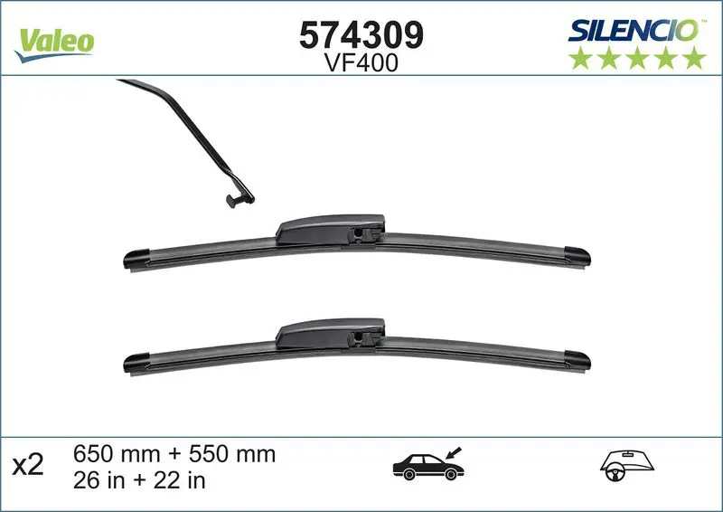 VALEO 574309 Щетка стеклоочистителя