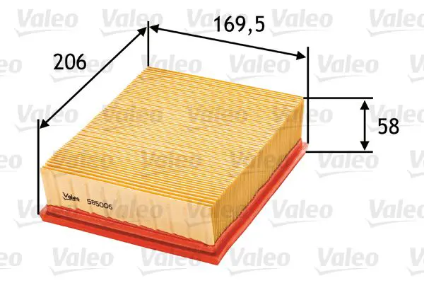 VALEO 585006 Фильтр