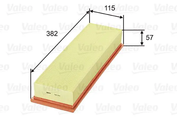 VALEO 585014 Воздушный фильтр