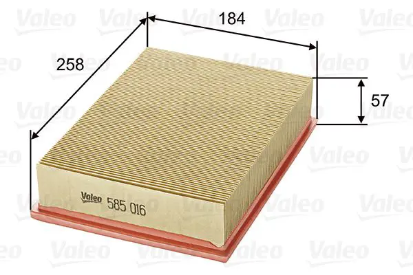 VALEO 585016 Фильтр