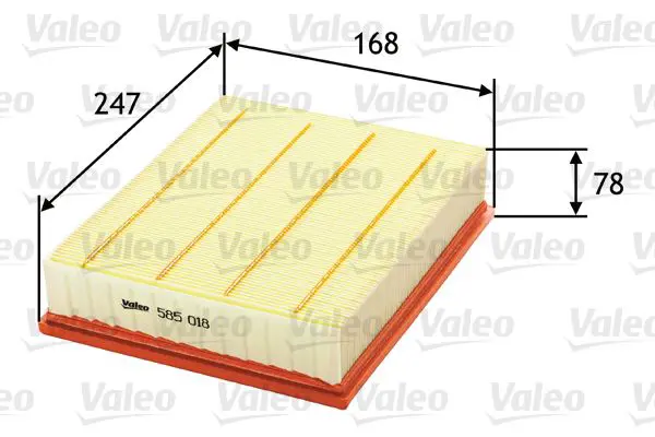 VALEO 585018 Фильтр