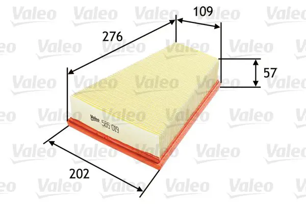 VALEO 585019 Воздушный фильтр