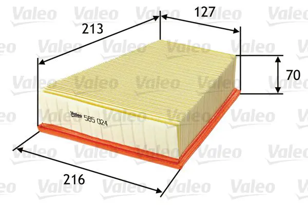 VALEO 585024 Фильтр