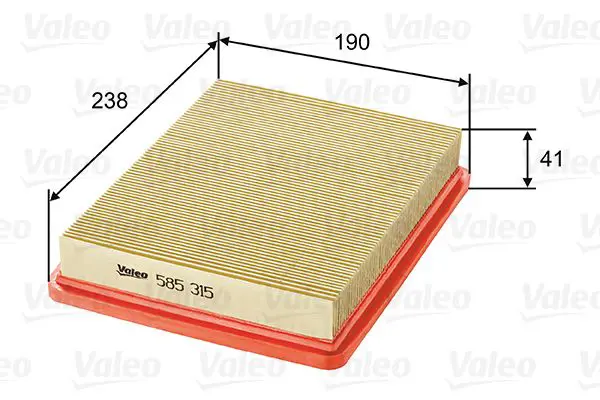 VALEO 585315 Воздушный фильтр