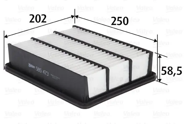 VALEO 585473 Воздушный фильтр
