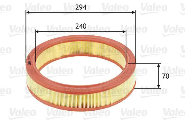 VALEO 585633 Воздушный фильтр