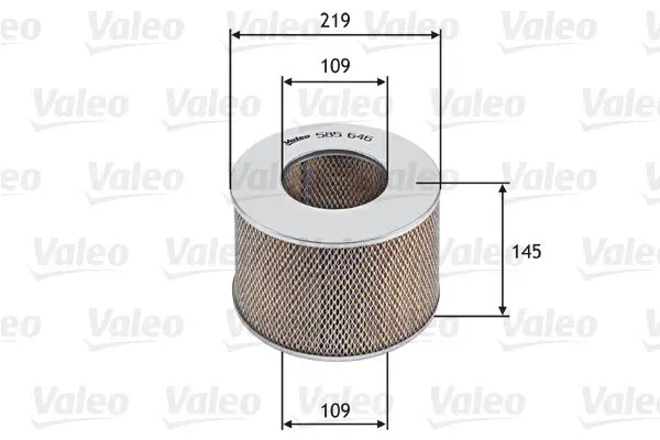VALEO 585646 Воздушный фильтр