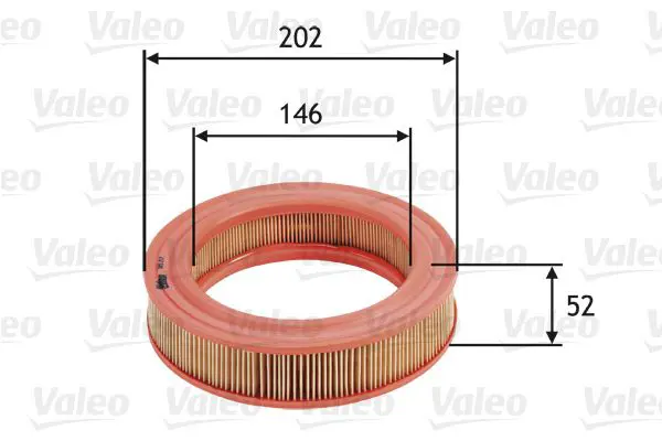 VALEO 585717 Воздушный фильтр