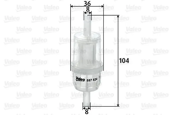 VALEO 587524 Топливный фильтр