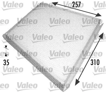 VALEO 698702 Фильтр салона