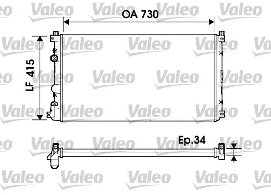 VALEO 732918 Радиатор двигателя Premium