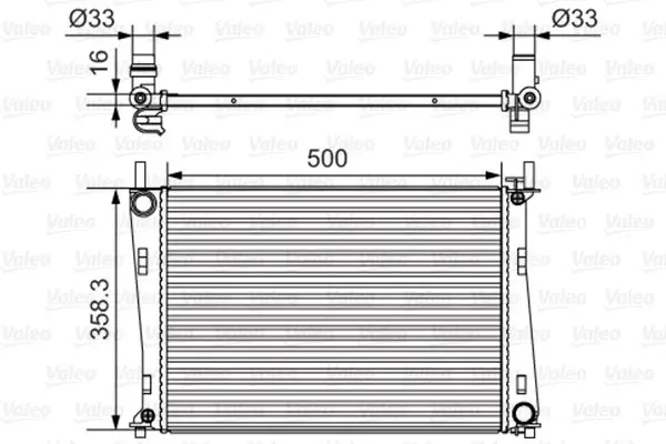 VALEO 734273 Радиатор двигателя Premium