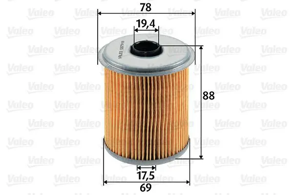VALEO 587910 Топливный фильтр