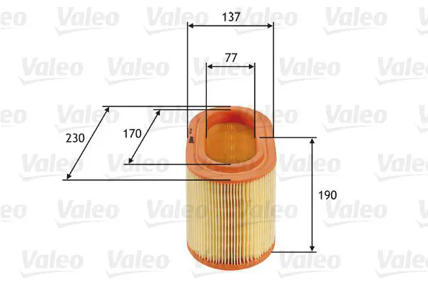 VALEO 585690 Воздушный фильтр