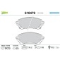 610479 BRAKE PADS EV TOYOTA COROLLA