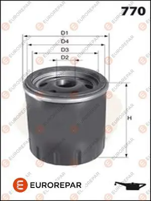 1619270480 Фильтр масляный VAG 1.8T 2.0T