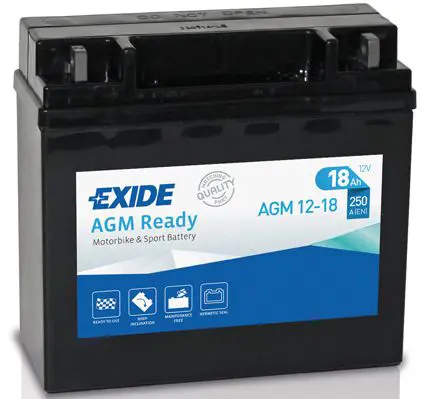 EXIDE AGM1218 АКБ EXIDE мото AGM 12-18 12V