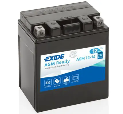 EXIDE AGM1214 Аккумулятор MOTO AGM Ready
