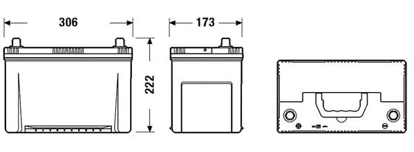 EXIDE EA955 АКБ Exide 95Ah 800A Premium 