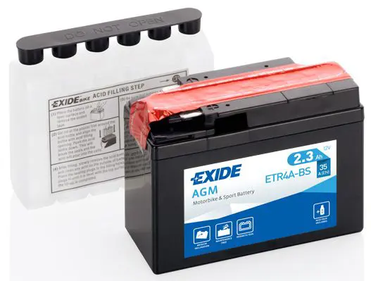 ETR4A-BS Аккумуляторная батарея EXIDE