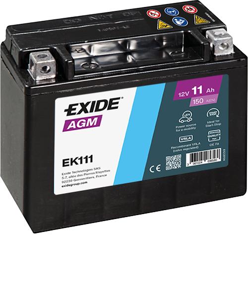 EXIDE EK111 аккумулятор 11Ah 12V Battery