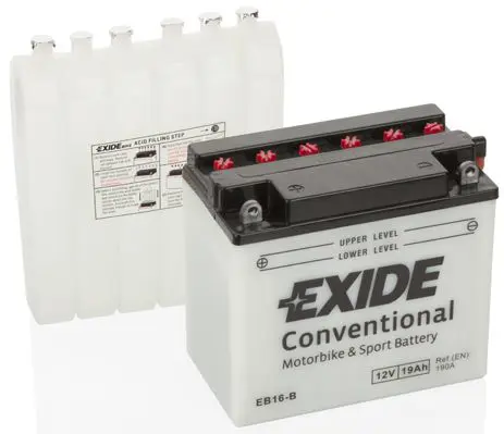 EXIDE EB16B Стартерная аккумуляторная