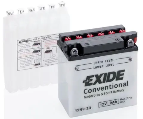 EXIDE 12N9-3B Аккумуляторная батарея EXIDE