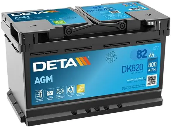 DETA DK820 Starter Battery