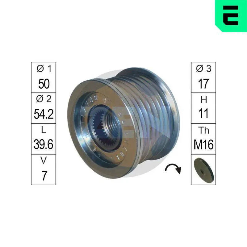 ZN5494 ZN5494 Шкив генератора\