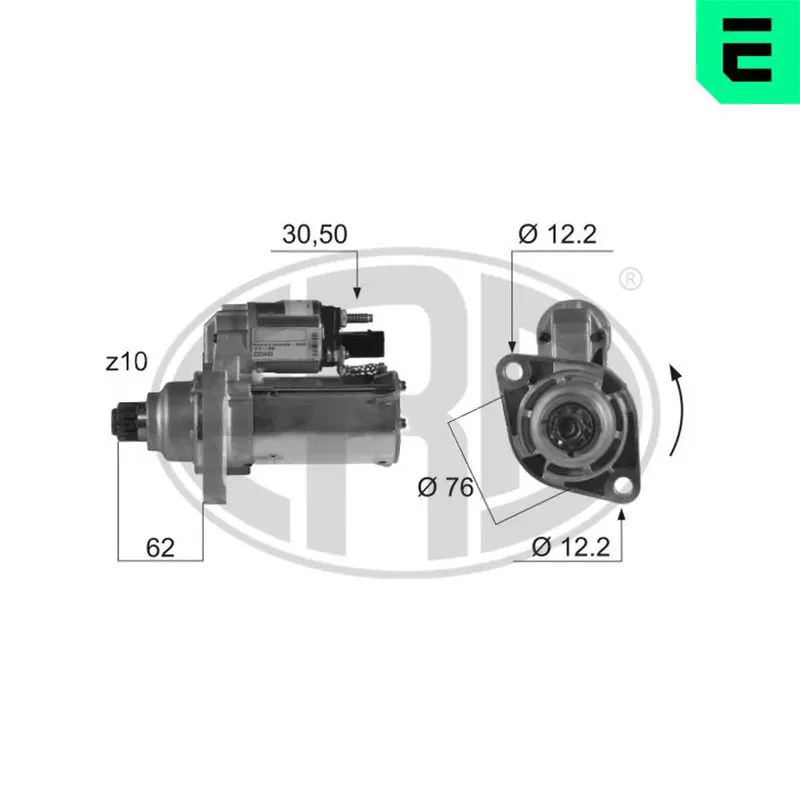 220448 Стартер VW GOLF JETTA PASSAT