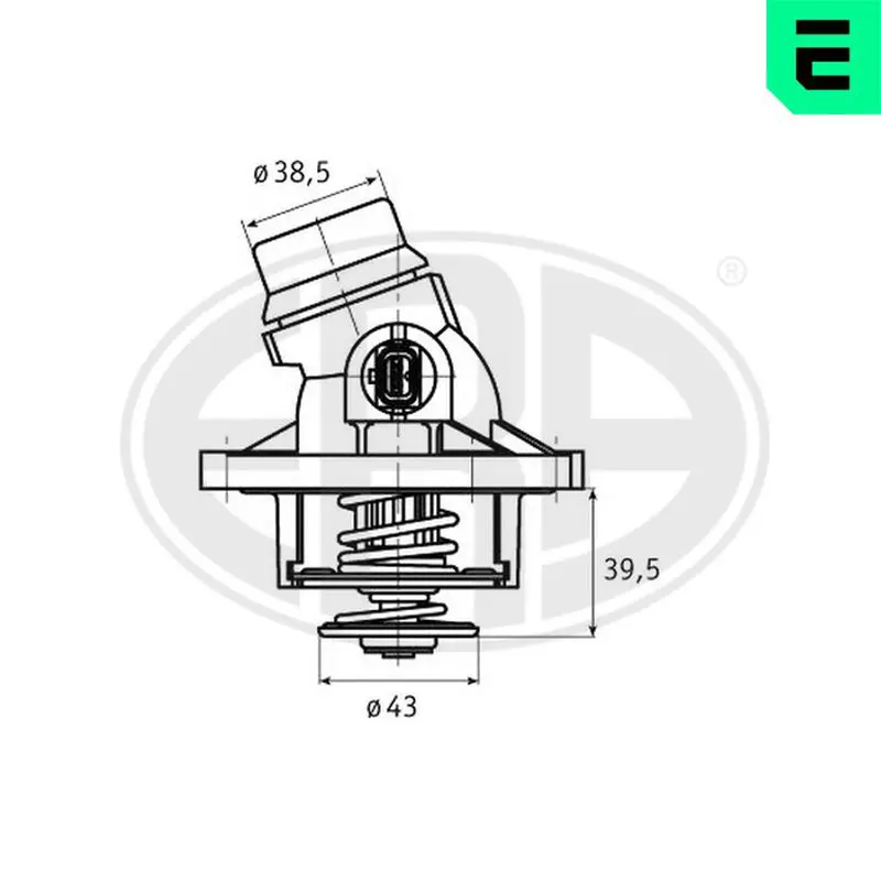 350328 Термостат BMW E39/E38/E53